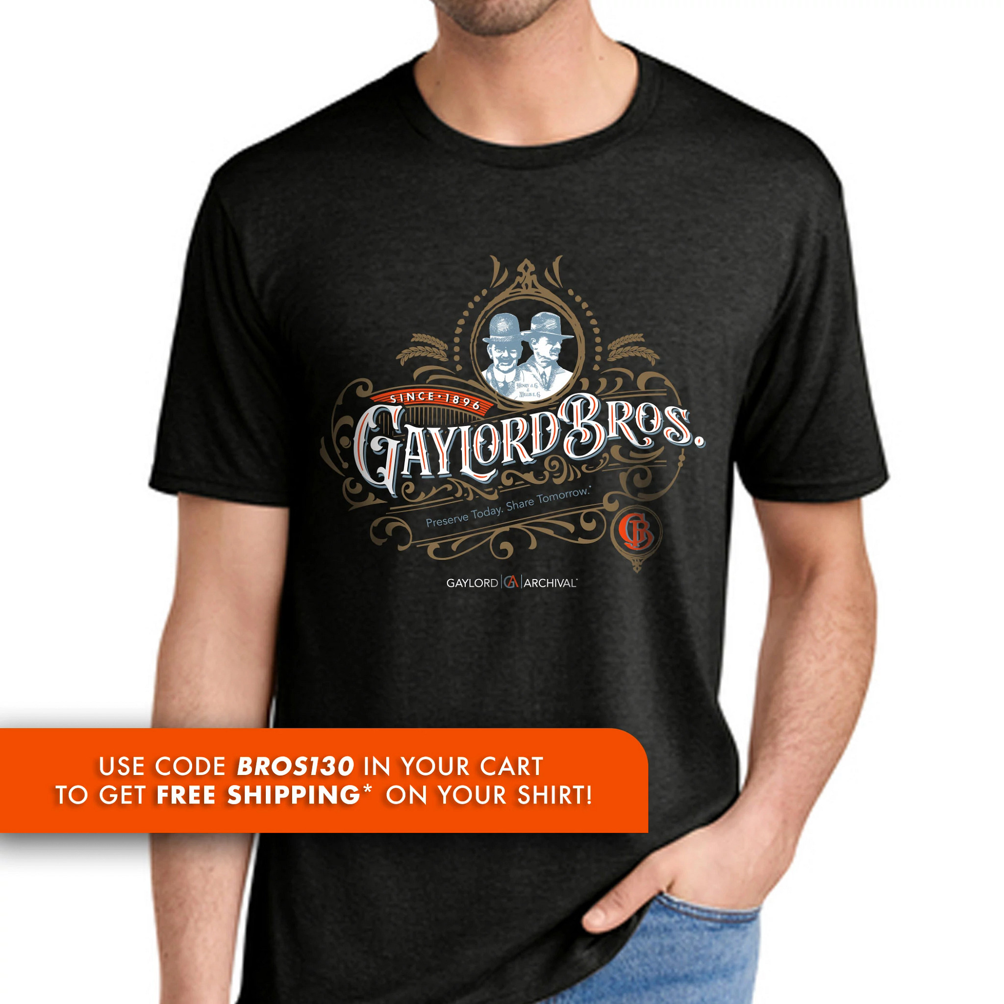 Gaylord Archival® Vintage Gaylord Bros Unisex T-Shirt | New